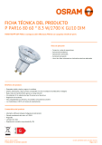 GU10 LED PARATHOM 8,3w 927 