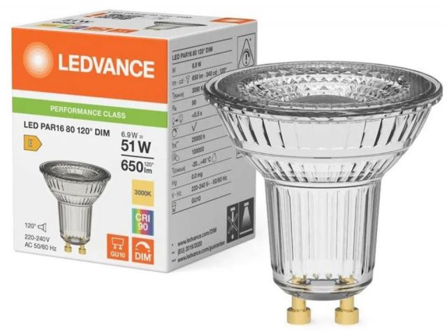 GU10 LED 6.9w 930 