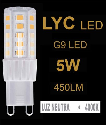 G9 LED 5w 4000K 17x54 LYC LED *