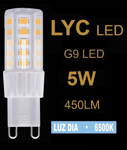 G9 LED 5w 6500K 17x54 LYC LED *