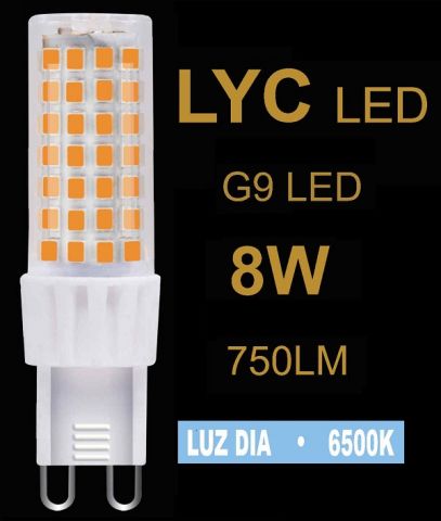 G9 LED 8w 6500K 18x64 LYC LED *