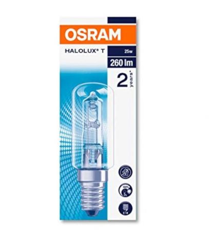 HALOLUX T 25w  CLARA E-14 (26x80mm) 64860 OSRAM