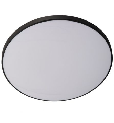 PLAFON SUPERFICIE REDONDO NEGRO 45w CCT 46cm *