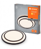 PLAFON SUPERFICIE REDONDO NEGRO 36w 830 49cm *