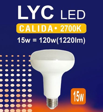 R-90 LED - BLUE LINE - 15w E-27 2700K *