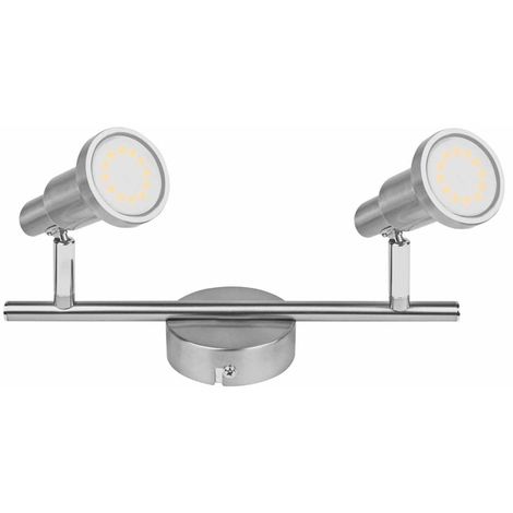 REGLETA OSRAM LED SPOT 2 FOCOS GU10 LED 3w 827 *