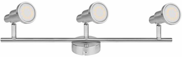 REGLETA OSRAM LED SPOT 3 FOCOS GU10 LED 3w 827 *