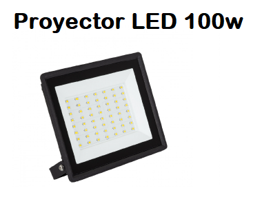 PROYECTOR LED 100w 6000K gama ECO  *