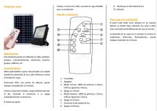 PROYECTOR PLACA SOLAR LED 10w 6000K  *