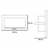 PROYECTOR EMPOTRAR RECTANGULAR 40W CCT CHIP OSRAM*