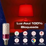 TUBULAR LED ROJO 8w E14 Melatonina (pack 2) *