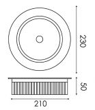 DOWNLIGHT LED 30w 2700K chip OSRAM *