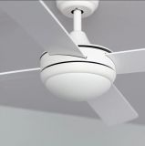 VENTILADOR TECHO BLANCO 4 PALAS 132cm LUZ Y MANDO