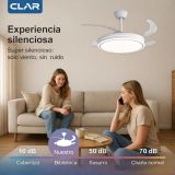 VENTILADOR TECHO BLANCO DC 107cm CCT