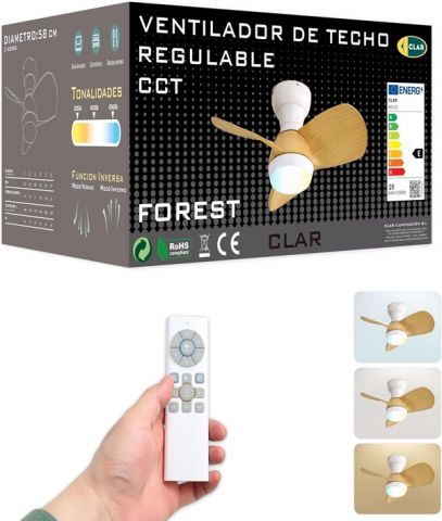 VENTILADOR 80131 TECHO FOREST ARCE DC 58cm