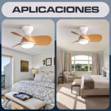 VENTILADOR 80131 TECHO FOREST ARCE DC 58cm