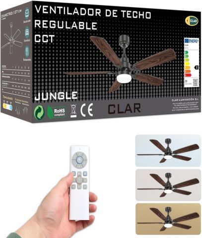 VENTILADOR 80111 TECHO JUNGLE DC 107cms