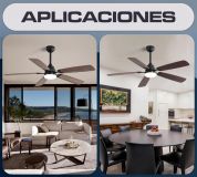 VENTILADOR 80111 TECHO JUNGLE DC 107cms