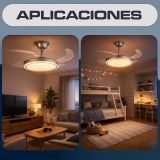 VENTILADOR 80103 TECHO NIQUEL DC 107cm CCT