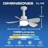 VENTILADOR 80151 TECHO STORM E27 DC 52cms