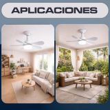 VENTILADOR 80151 TECHO STORM E27 DC 52cms