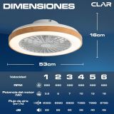  VENTILADOR 80141 TECHO WIND DC 51cms